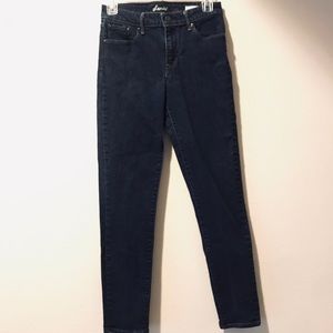 Levi’s high rise skinny jeans size 26